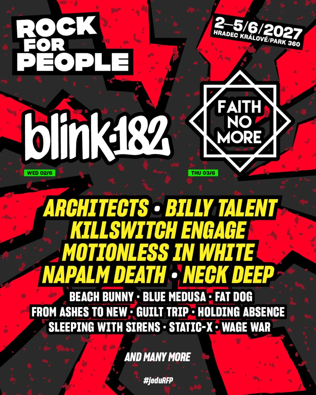 Rock for People 2027 Flyer