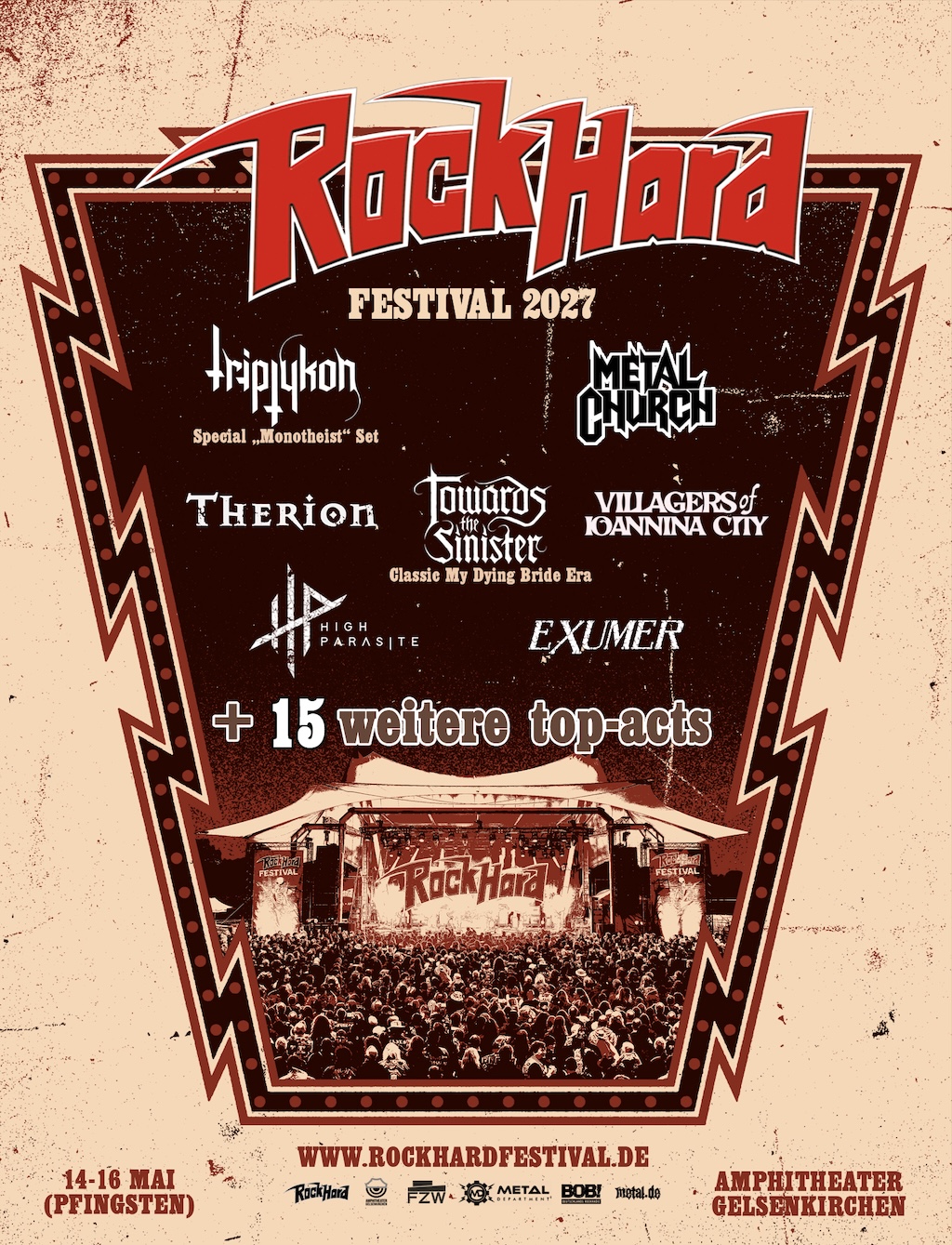ROCK HARD Festival 2027 Flyer