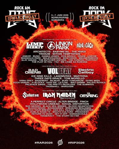 Rock im Park 2026 Flyer