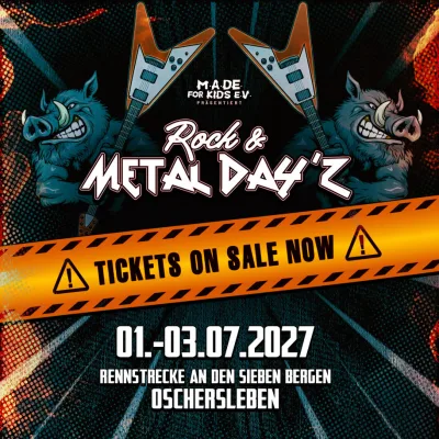 Rock & Metal Day'z 2027 Flyer