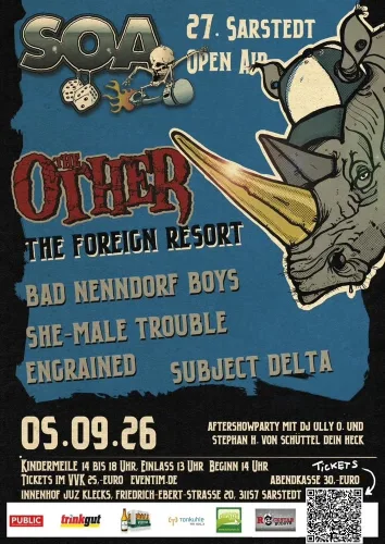 Sarstedt Open Air 2026 Flyer
