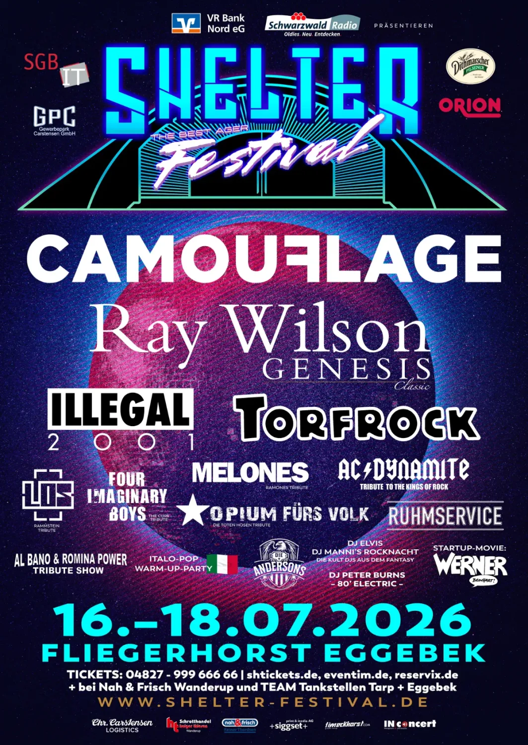 Shelter Festival 2026 Flyer