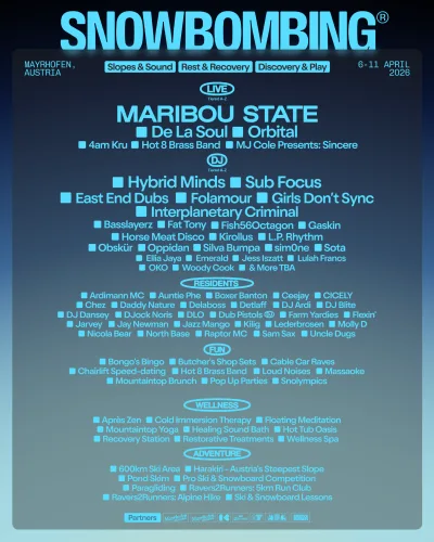 Snowbombing 2026 Flyer
