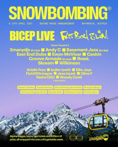 Snowbombing 2027 Flyer