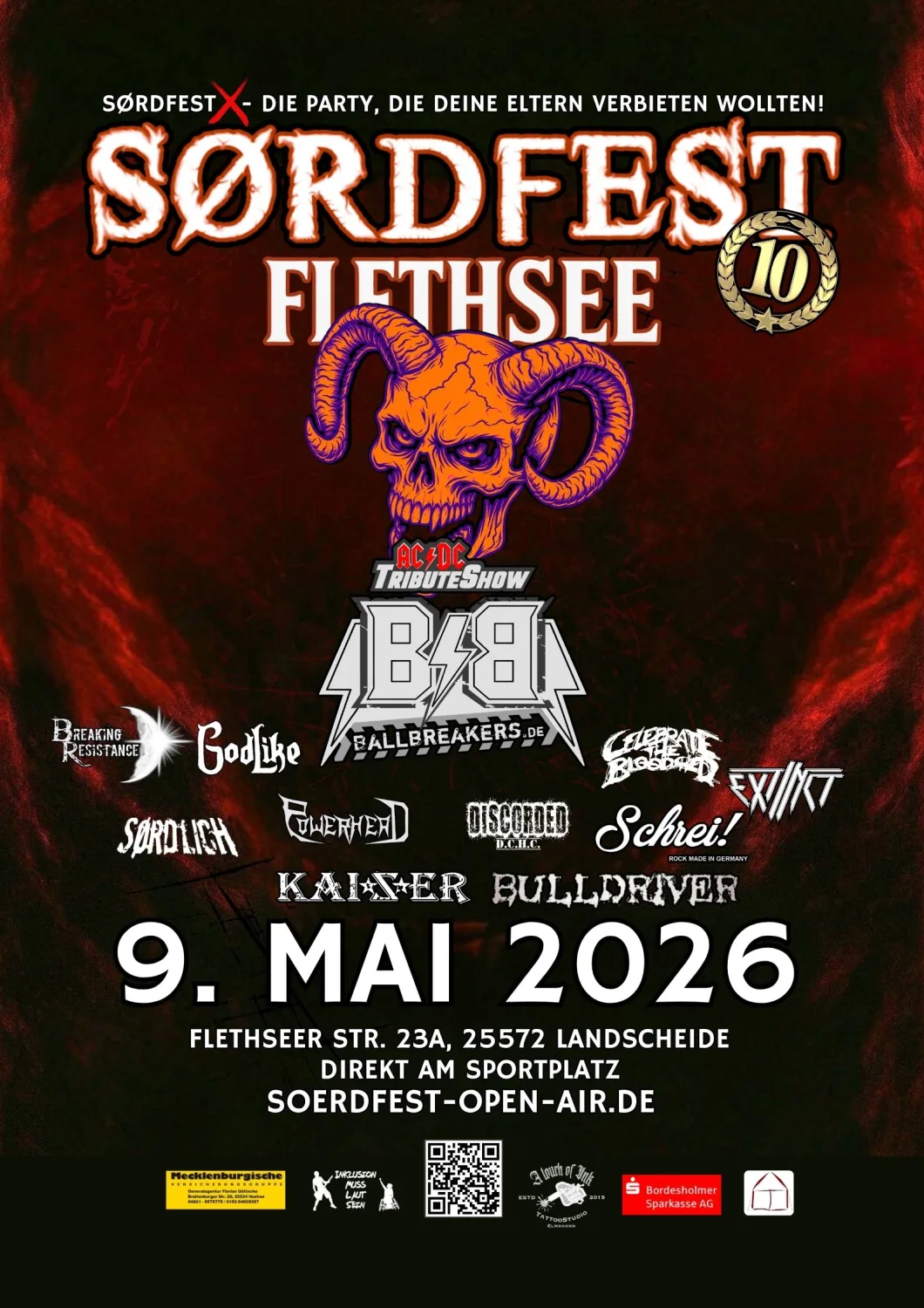 Sørdfest Open Air 2026 Flyer