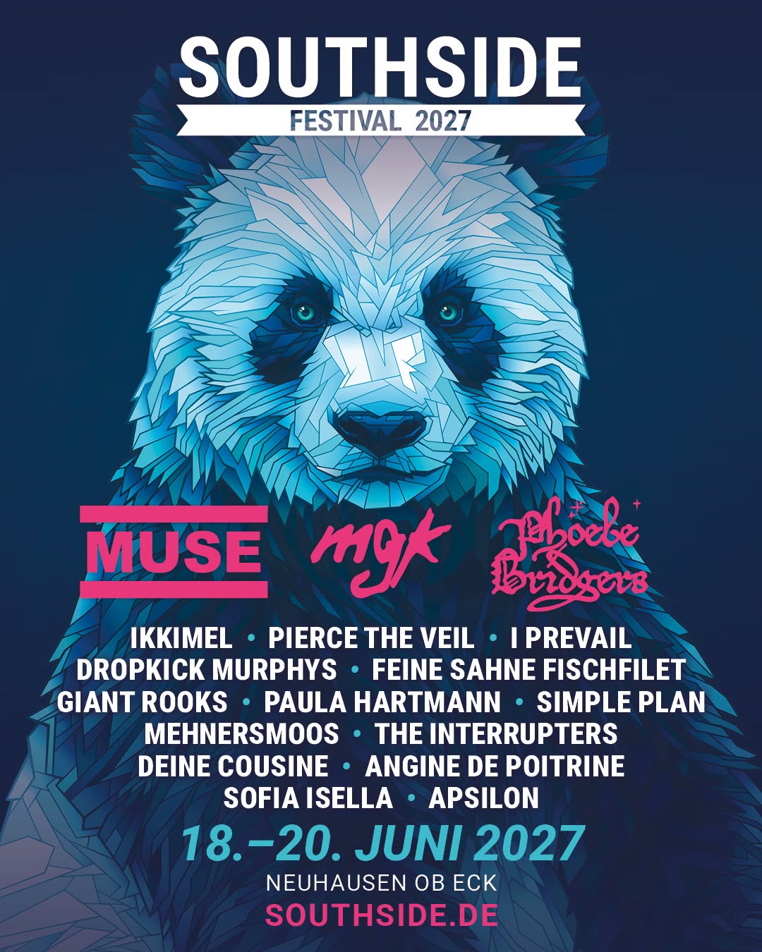 Southside Festival 2027 Flyer