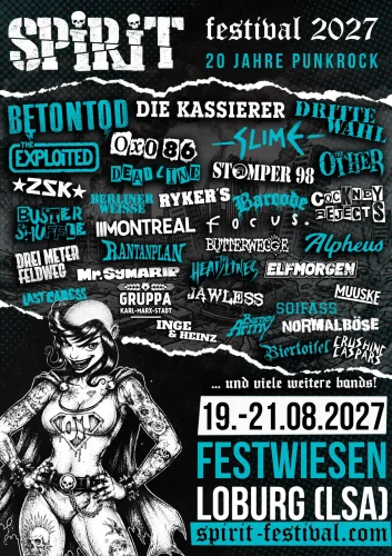 Spirit from the Street Festival 2027 Flyer