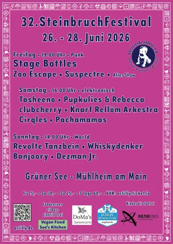 Steinbruchfestival 2026 Flyer
