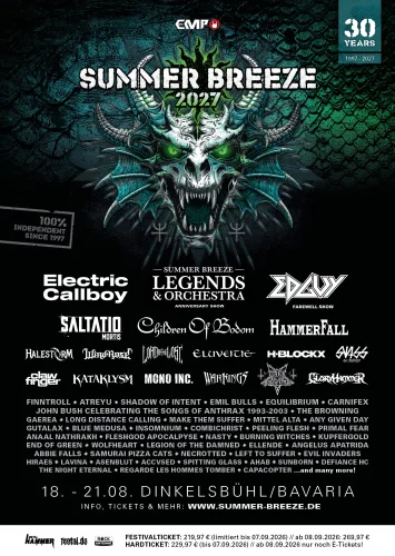 Summer Breeze 2027 Flyer