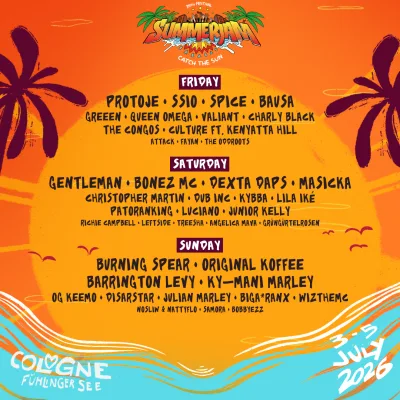 SummerJAM Festival 2026 Flyer