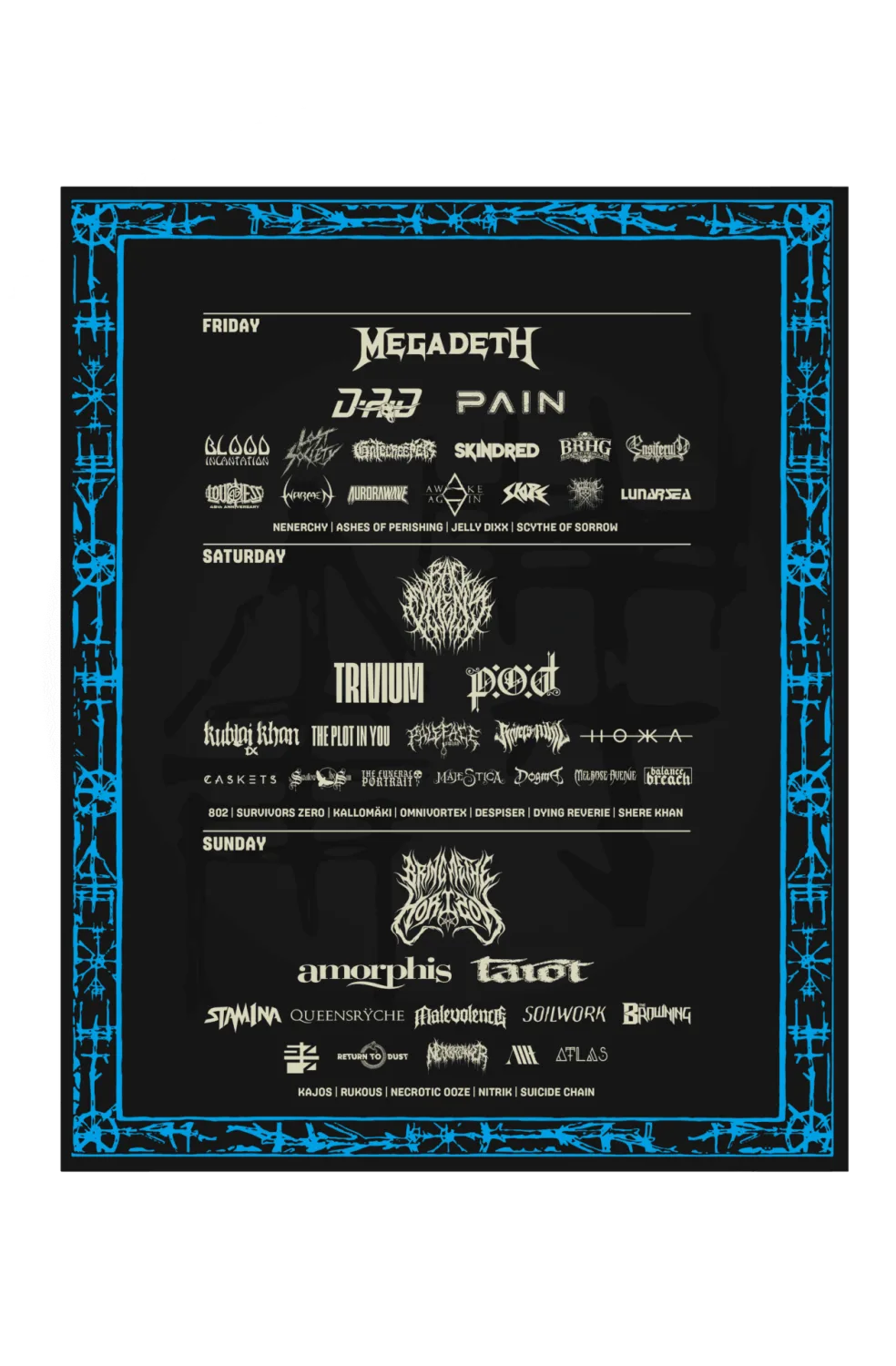 Tuska Festival 2026 Flyer