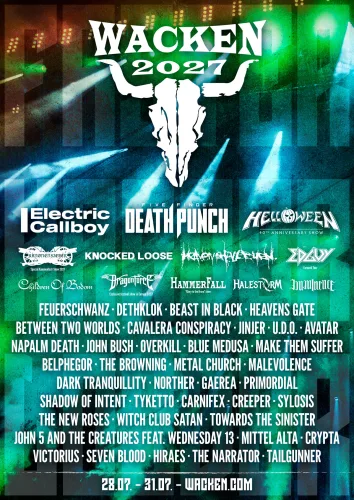 Wacken Open Air 2027 Flyer