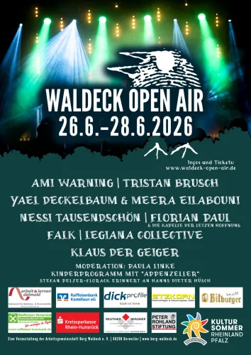 Waldeck Open Air 2026 Flyer
