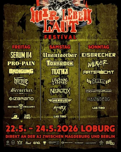 WIR LEBEN LAUT Festival 2026 Flyer