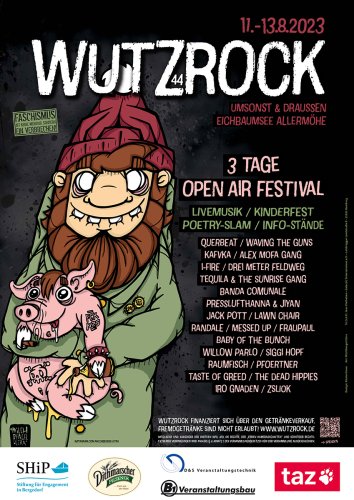Wutzrock Umsonst & Draußen 2023 Flyer