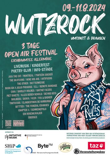 Wutzrock Umsonst & Draußen 2024 Flyer