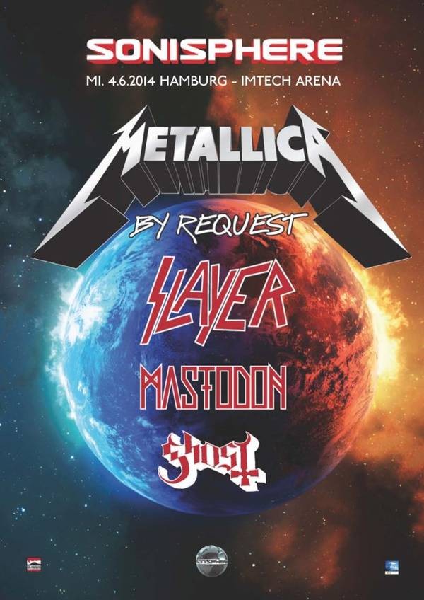 Metallica live in Hamburg 2014 mit Slayer, Mastodon und Ghost