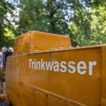 Trinkwasser - die Veranstalter versogten überall ihre Gäste mit Trinkasser