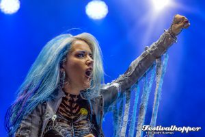 ARCH ENEMY live auf dem Rockharz Open Air 2017 auf dem Flugplatz Ballenstedt. Ballenstedt, 06.07.2017