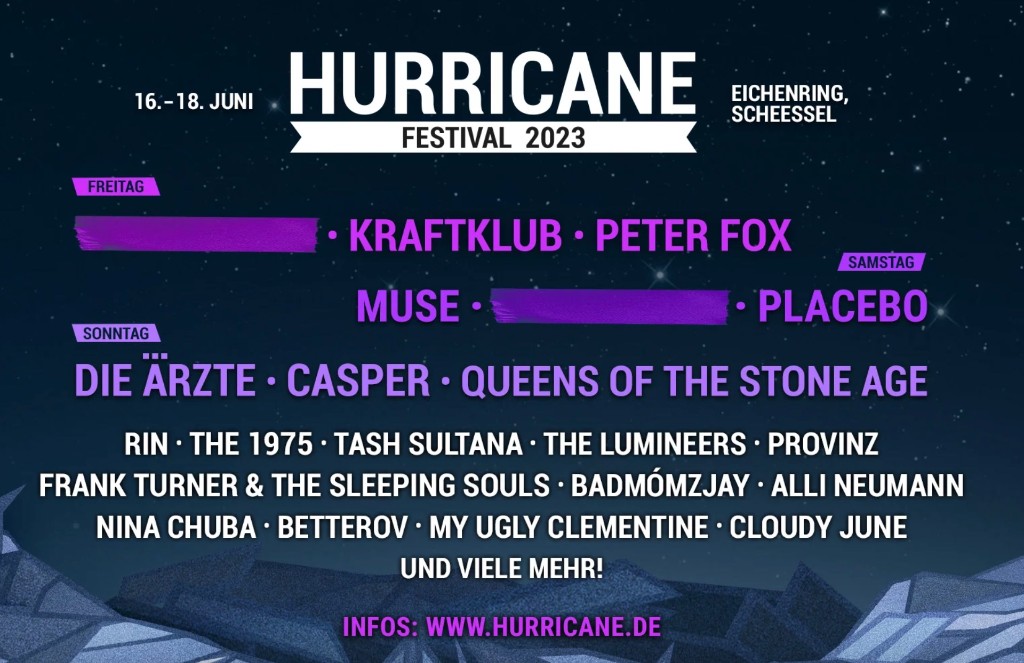 Hurricane & Southside 2023 präsentieren 7 Headliner zum Start